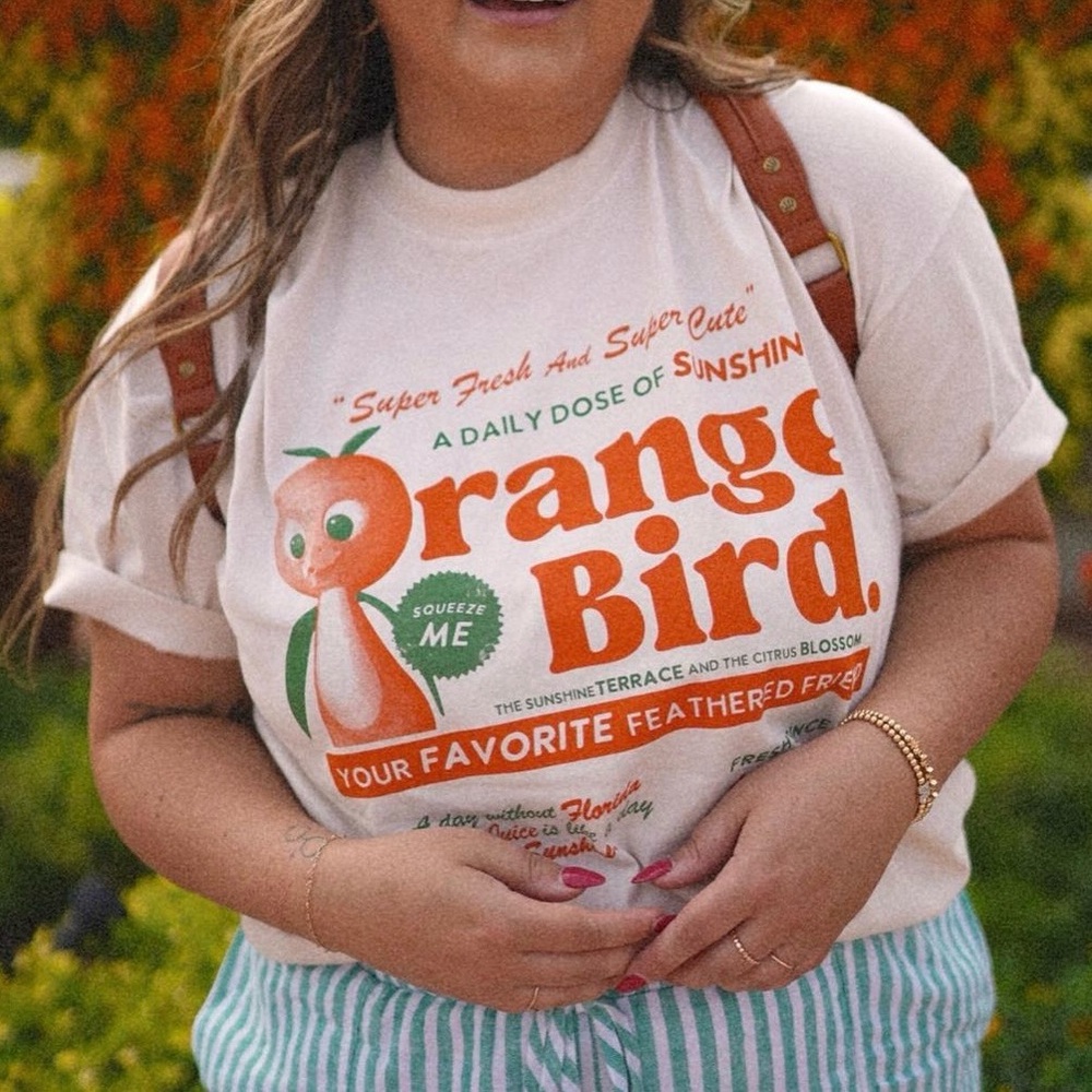Circa Society FL Sunshine Tee (Orange Bird) - Size Large